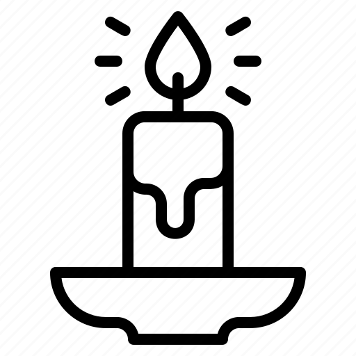 Candle, ramadan, flame, wax, aroma icon - Download on Iconfinder