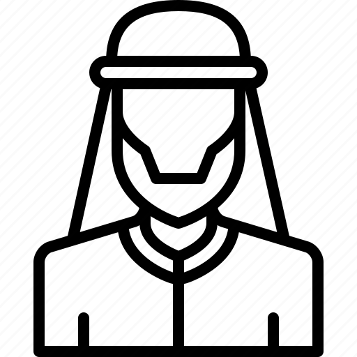 Avatar, beard, islam, man, muslim, profile, user icon - Download on Iconfinder