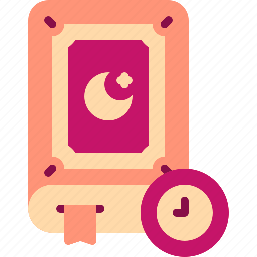 Book, holy, islam, koran, quran, read, time icon - Download on Iconfinder