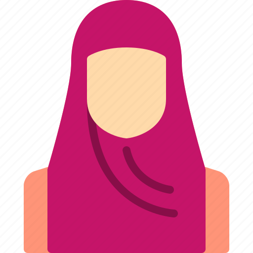 Avatar, girl, hijab, islam, muslim, profile, woman icon - Download on Iconfinder