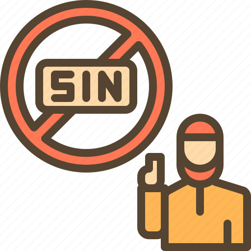 Eat, fasting, man, no, ramadan, sin icon - Download on Iconfinder