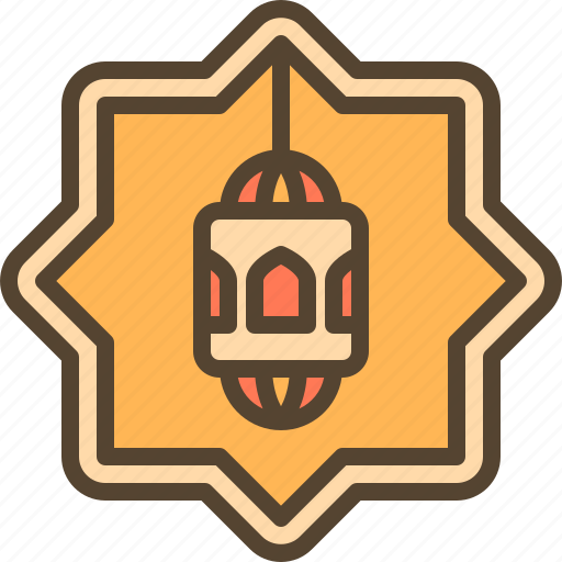 Geometric, islamic, lamp, lantern, light, pattern icon - Download on Iconfinder