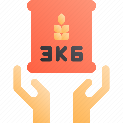 Alm, donation, gesture, giving, hand, rice, sack icon - Download on Iconfinder