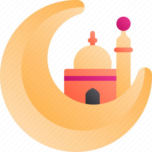 Building Crescent Eid Al Fitr Islam Mosque Ramadan Icon Download On Iconfinder
