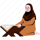 woman, reading, al-quran, quran, book, study, ramadan, muslim, islamic