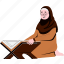 woman, reading, al-quran, quran, book, study, ramadan, muslim, islamic 