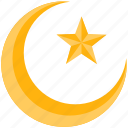 moon, islam, muslim, crescent, islamic, ramadan, religion
