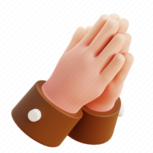 Forgive, hand, gesture, interaction, sorry, apology 3D illustration - Download on Iconfinder