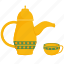 teapot, cup, hot, drink, kettle, beverage, pot 