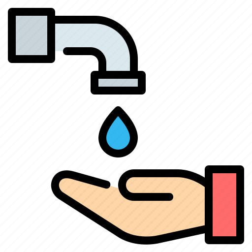 Cleaning, hand, hands, wash, washing, water, wudhu icon - Download on Iconfinder