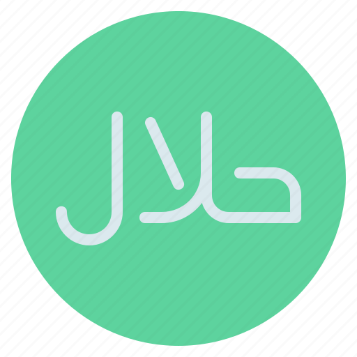 Arabic, halal, islam, islamic, label, muslim, tag icon - Download on Iconfinder