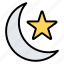 islamic, moon, night, sign, stars 