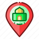 location, mosque, ramadan, navigation, muslim