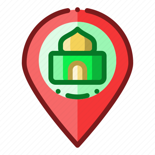 Location, mosque, ramadan, navigation, muslim icon - Download on Iconfinder