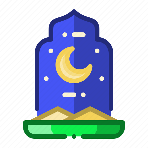 Night, ramadan, moon, muslim, eid icon - Download on Iconfinder