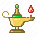 lamp, ramadan, light, oil lamp, magic lamp