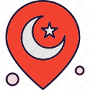 location, map, muslim, ramadan