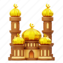 mosque, muslim, islam, ramadan, islamic, building, construction, architecture, golden