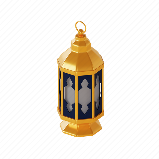 Lanterm, ramadan, mubarak, light, lamp 3D illustration - Download on Iconfinder