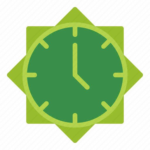 Clock, hour, islam, ramadan, time icon - Download on Iconfinder