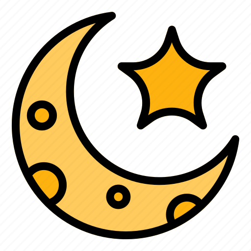 Moon, star, ramadan, kareem, muslim icon - Download on Iconfinder