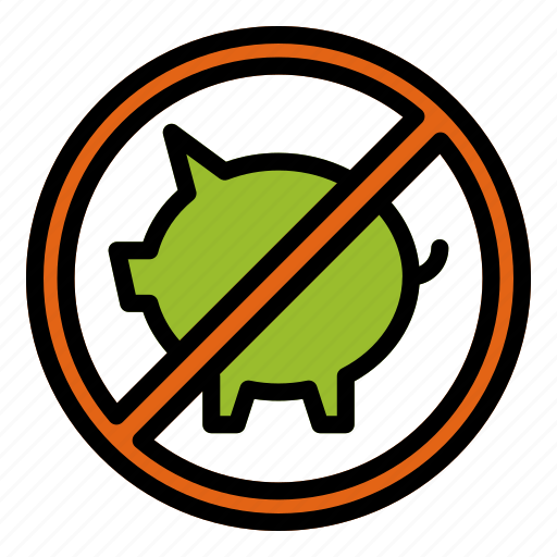 1, no, pig, forbidden, muslim, pork, haram icon - Download on Iconfinder