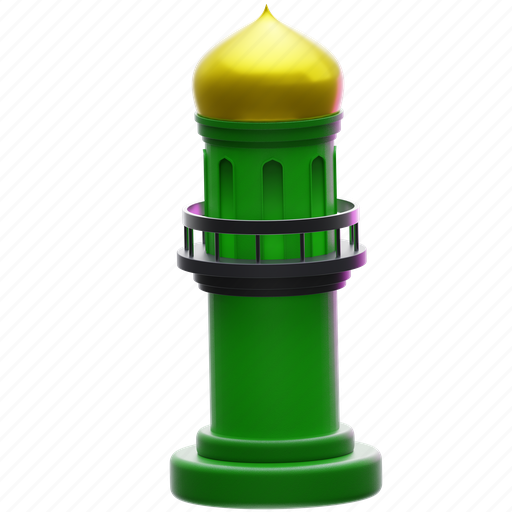 Mosque, minaret, ramadhan, islam, ramadan, eid, muslim 3D illustration - Download on Iconfinder