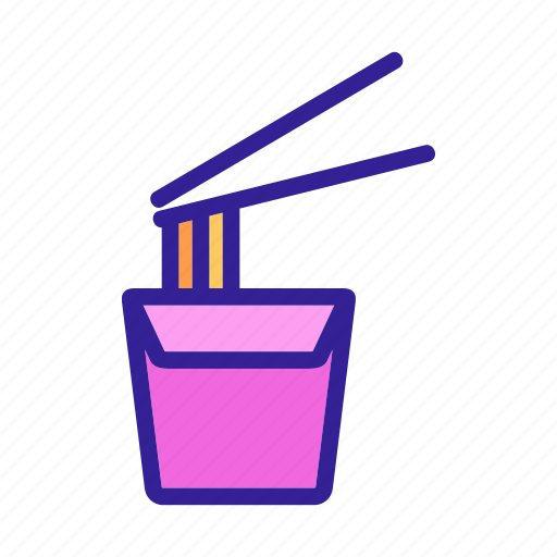 Contour, drawing, food, ramen icon - Download on Iconfinder