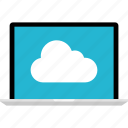 cloud, computer, laptop, online
