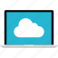 cloud, computer, laptop, online 