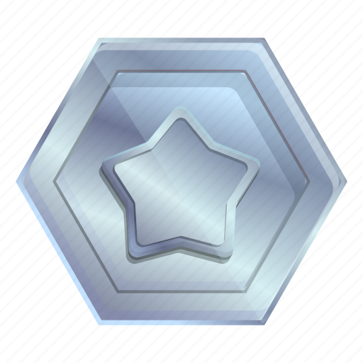 Ranking, silver, coin icon - Download on Iconfinder