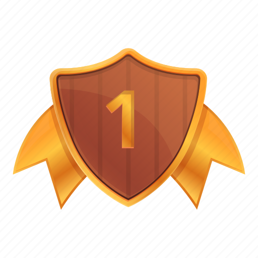 First, place, shield, award icon - Download on Iconfinder