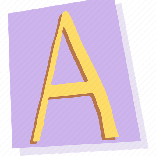 Letter, a, ripped paper, torn paper, alphabet, collage, cutout letter icon - Download on Iconfinder