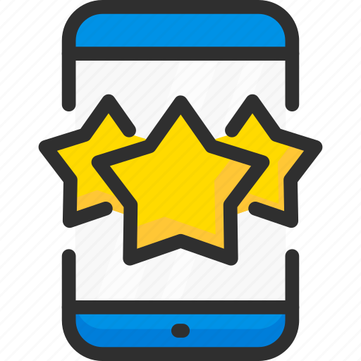 Feedback, mobile, phone, rate, rating, star, vote icon - Download on Iconfinder