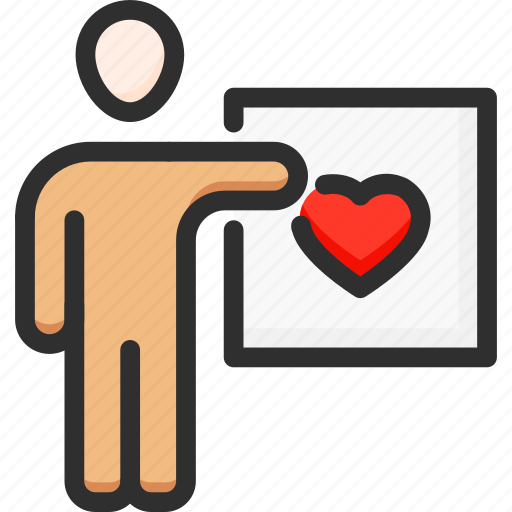 Feedback, heart, like, man, rating, vote icon - Download on Iconfinder