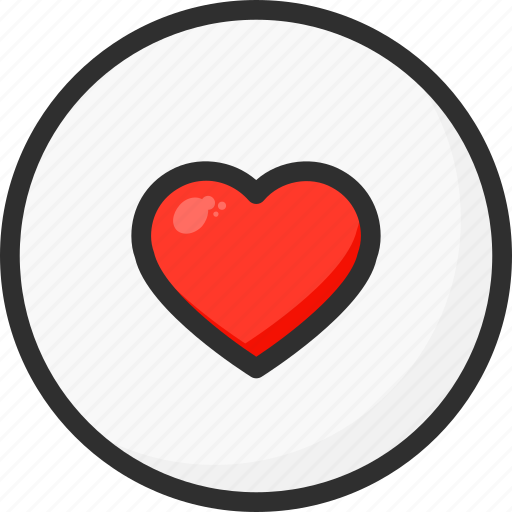 Circle, feedback, heart, like, love, rate, rating icon - Download on Iconfinder