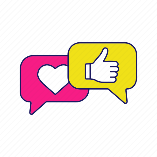 Feedback, heart, like, ranking, rating, social media, thumbs up icon - Download on Iconfinder