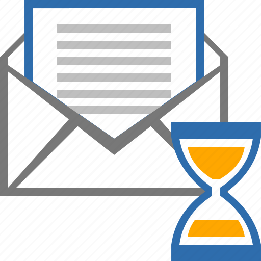 Clock, mail, message, wait icon - Download on Iconfinder