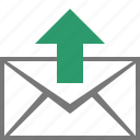 mail, message, send, upload