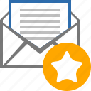 bookmark, favorite, mail, message