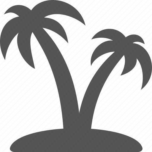 Beach, island, rest, palm tree icon - Download on Iconfinder