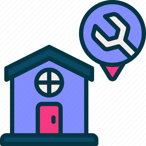 Home, repair, renovation, wrench, repairman icon - Download on Iconfinder