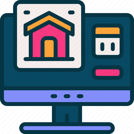 Home, website, selling, rent, house icon - Download on Iconfinder