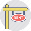 for rent, house for rent, realty sign, rent signboard, renting 