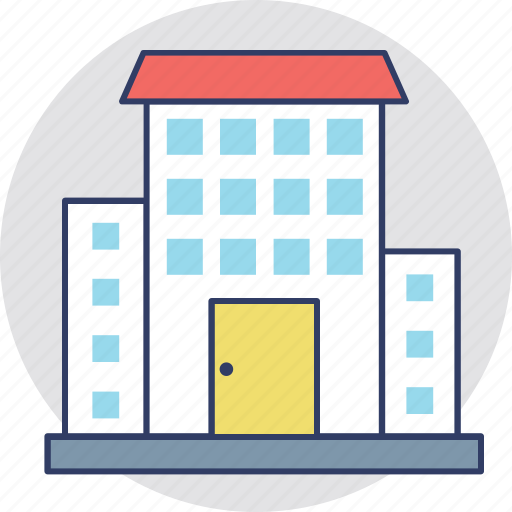 Accommodation, apartments, building, family house, flats icon - Download on Iconfinder