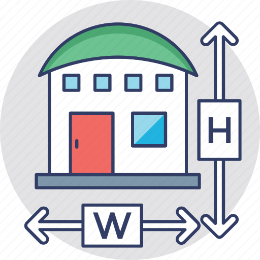 Architectural project, construction plan, house plan, house size, property measurement icon - Download on Iconfinder