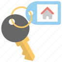 home key, house key, house security, key chain, real estate 