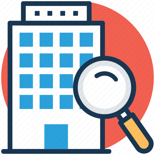 House selection, real estate search, relocation, search building, search home icon - Download on Iconfinder