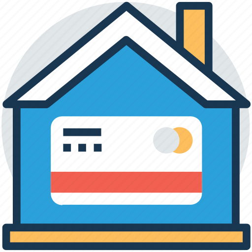 Credit card, home deposit, home financing, loan payment, real estate icon - Download on Iconfinder