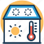 central cooling, central heating system, house temperature, temperature, thermometer 